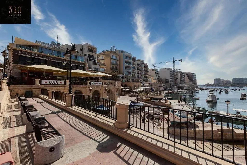 Saint Julian's Modern 2Br Apt With Backyard In Vibrant St Julians By 360 Estates דירה